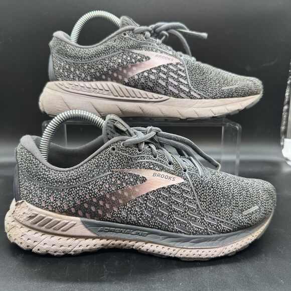 Brooks Shoes - Brooks Womens Adrenaline GTS 21 1203291D528 Gray Running Shoes Size 8D Wide GUC
